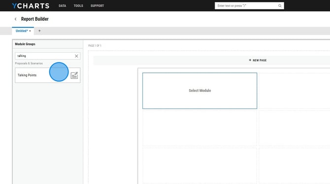 Create A New Talking Point In YCharts - Step 9