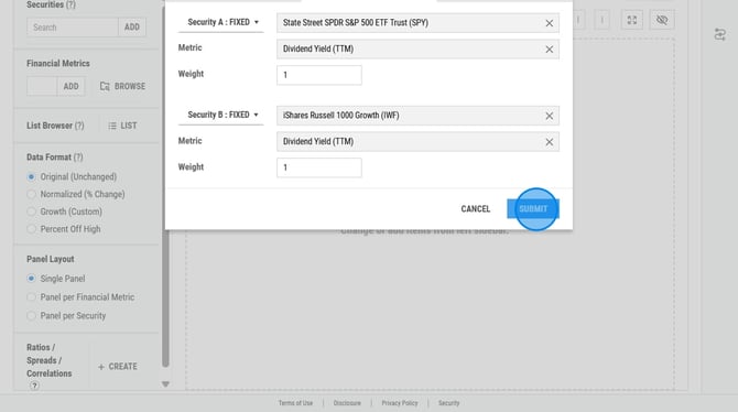 Creating Financial Data Visualizations on YCharts - Step 29