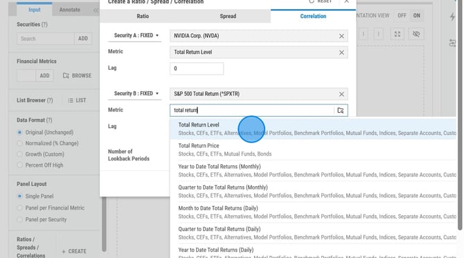 Creating Financial Data Visualizations on YCharts - Step 43