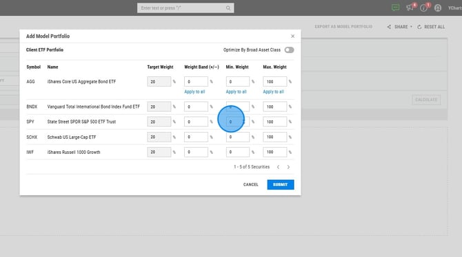 How To Calculate Client ETF Portfolio Optimization - Step 3