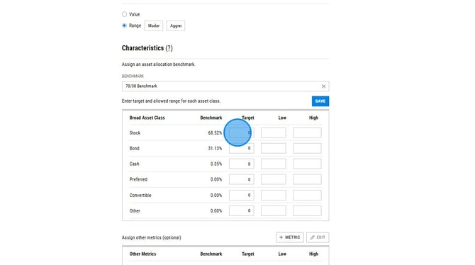 How To Create A New Benchmark Portfolio Model - Step 8