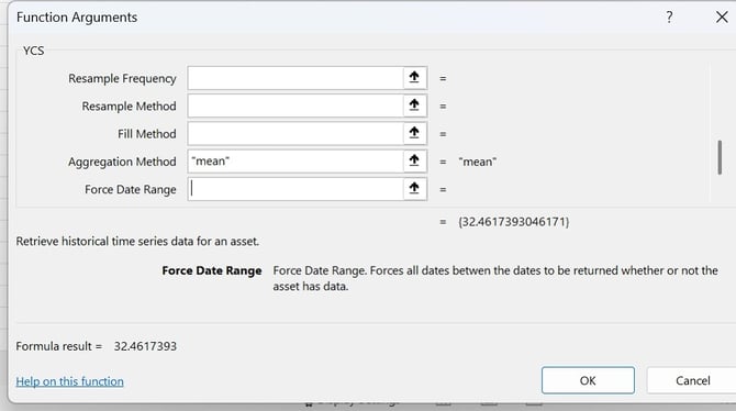 How To Insert Data Series Using Function Arguments - Step 14