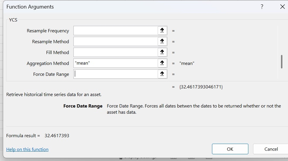 What Are the Resample & Aggregate Functions in Excel?
