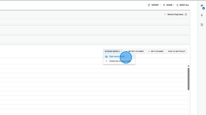 How To Open And Save A Scoring Model - Step 2