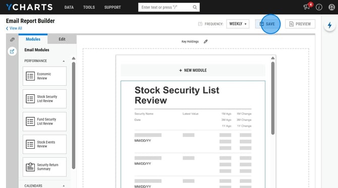 How to Build a Stock Security List Review Email Report - Step 6