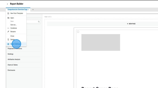 How to Change Report Language Settings - Step 2
