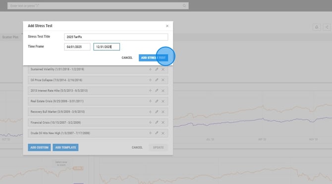 How to Configure and Apply Custom Stress Test Templates - Step 3