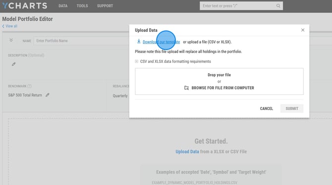 How to Create a New Dynamic Portfolio - Step 4