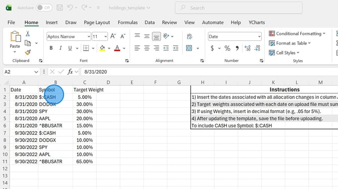 How to Create a New Dynamic Portfolio - Step 5