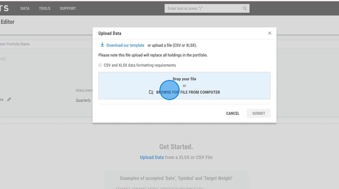 How to Create a New Dynamic Portfolio - Step 6