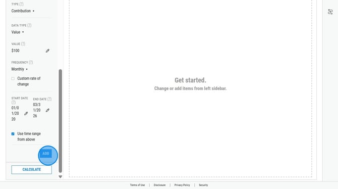 How to Create and Calculate Custom Investment Scenarios - Step 15