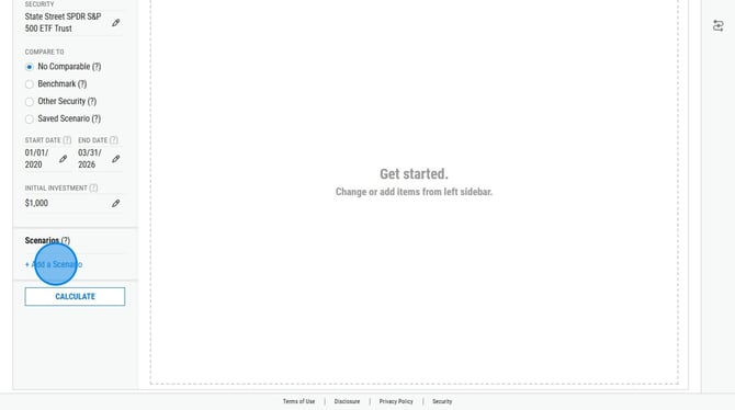 How to Create and Calculate Custom Investment Scenarios - Step 6