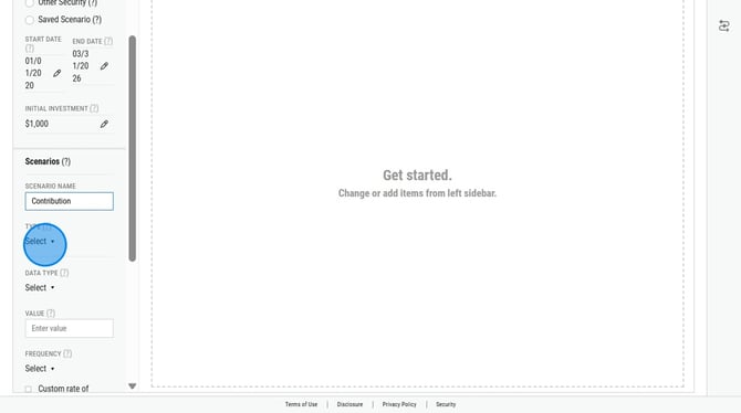 How to Create and Calculate Custom Investment Scenarios - Step 8