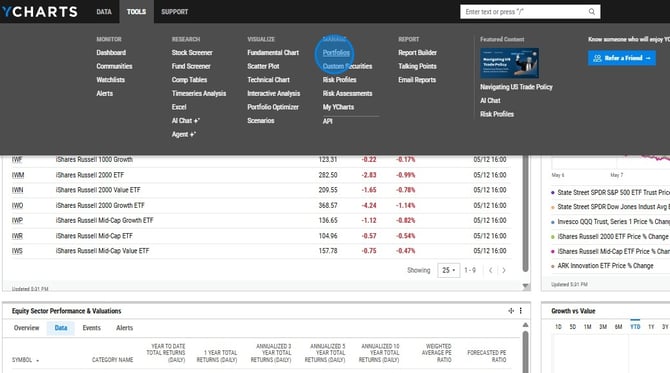 How to Create and Rename a Household Portfolio - Step 1