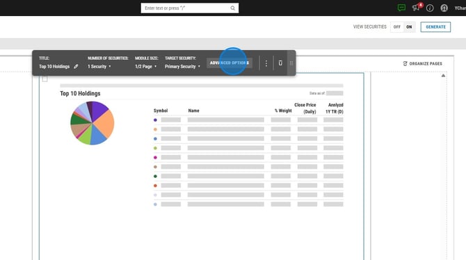 How to Duplicate a Custom PDF Report on YCharts - Step 3
