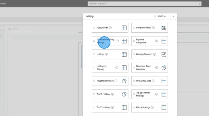 How to Edit Metrics and Info for Expanded Underlying Holdings - Step 3