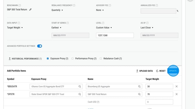 How to Edit and Update a Model Portfolio on YCharts - Step 11