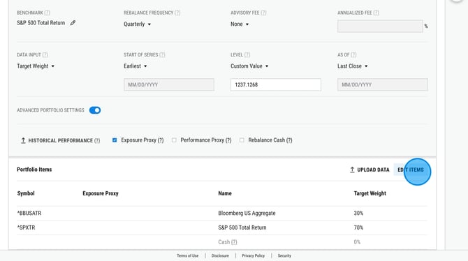 How to Edit and Update a Model Portfolio on YCharts - Step 4