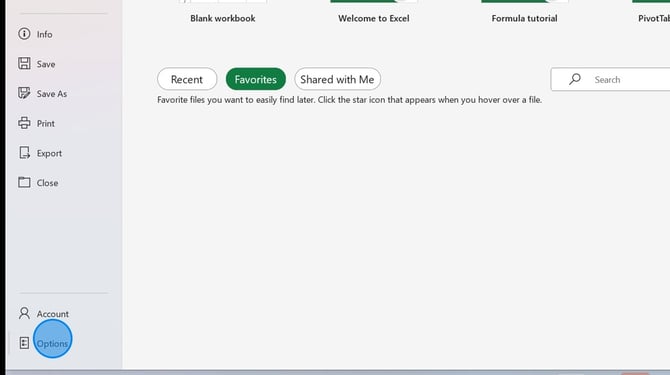 How to Enable the YCharts Excel Add-in - Step 1