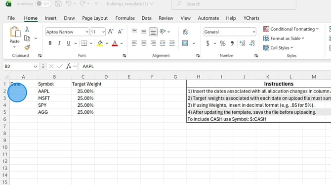 How to Export Holdings Data From a Grid - Step 2