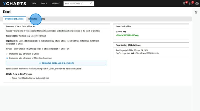How to Export Market Update Results to Excel - Step 1