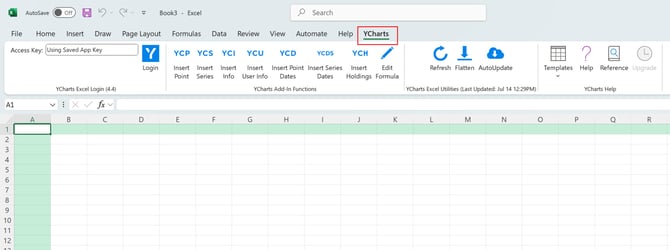 How to Manually Open the Excel Add-In - Step 4