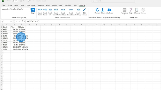 How to Replace Null Values Using Excel Function Arguments - Step 0