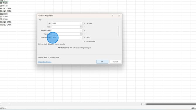 How to Replace Null Values Using Excel Function Arguments - Step 4