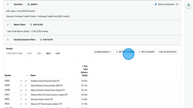 How to Save a Custom Mutual Fund and ETF Screen on YCharts - Step 5