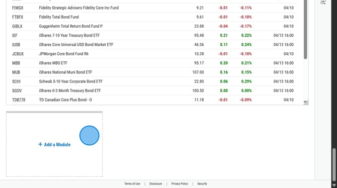 Managing Client Portfolios and Custom Charts in YCharts - Step 7