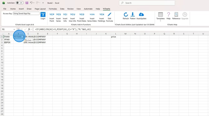 Navigating and Selecting Specific Spreadsheet Cells - Step 1