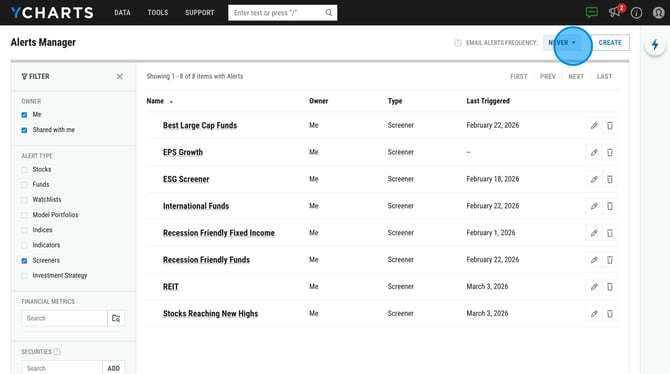 Screen Stocks for Positive EPS Growth - Step 4